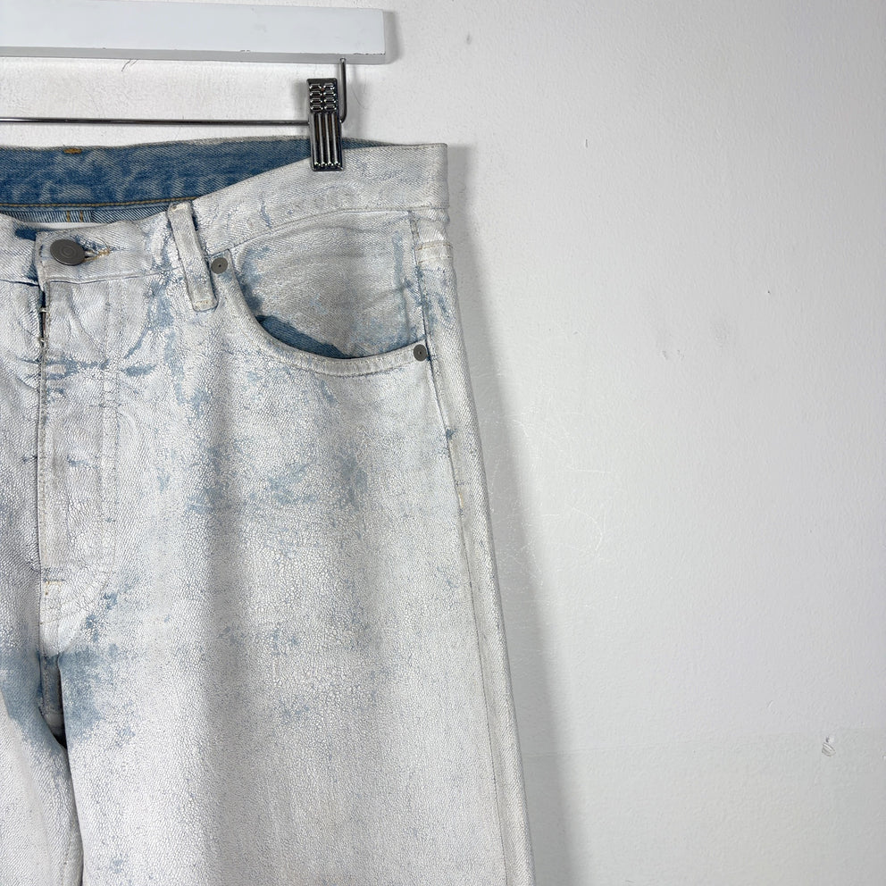 Maison Margiela Bianchetto Paint Denim