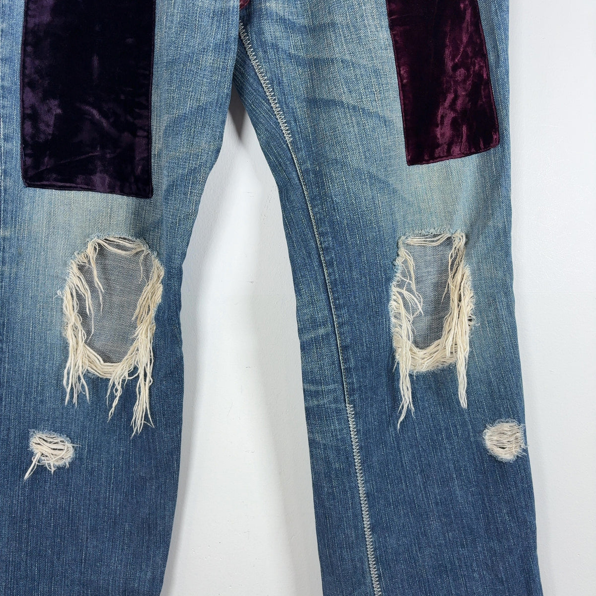 Number (N)ine SS03 Kurt Cobain Patchwork Jeans