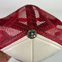 Chrome Hearts Smoked Red Fuck Hollywood Trucker Hat
