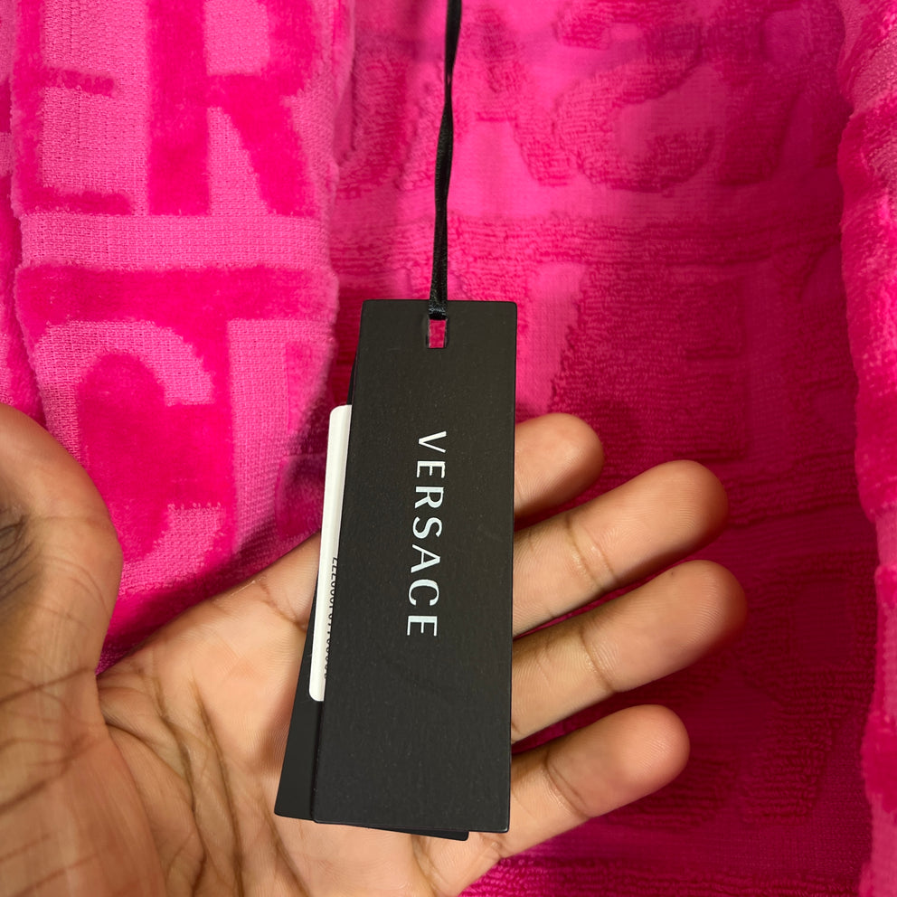 Versace Pink Baroque Bathrobe
