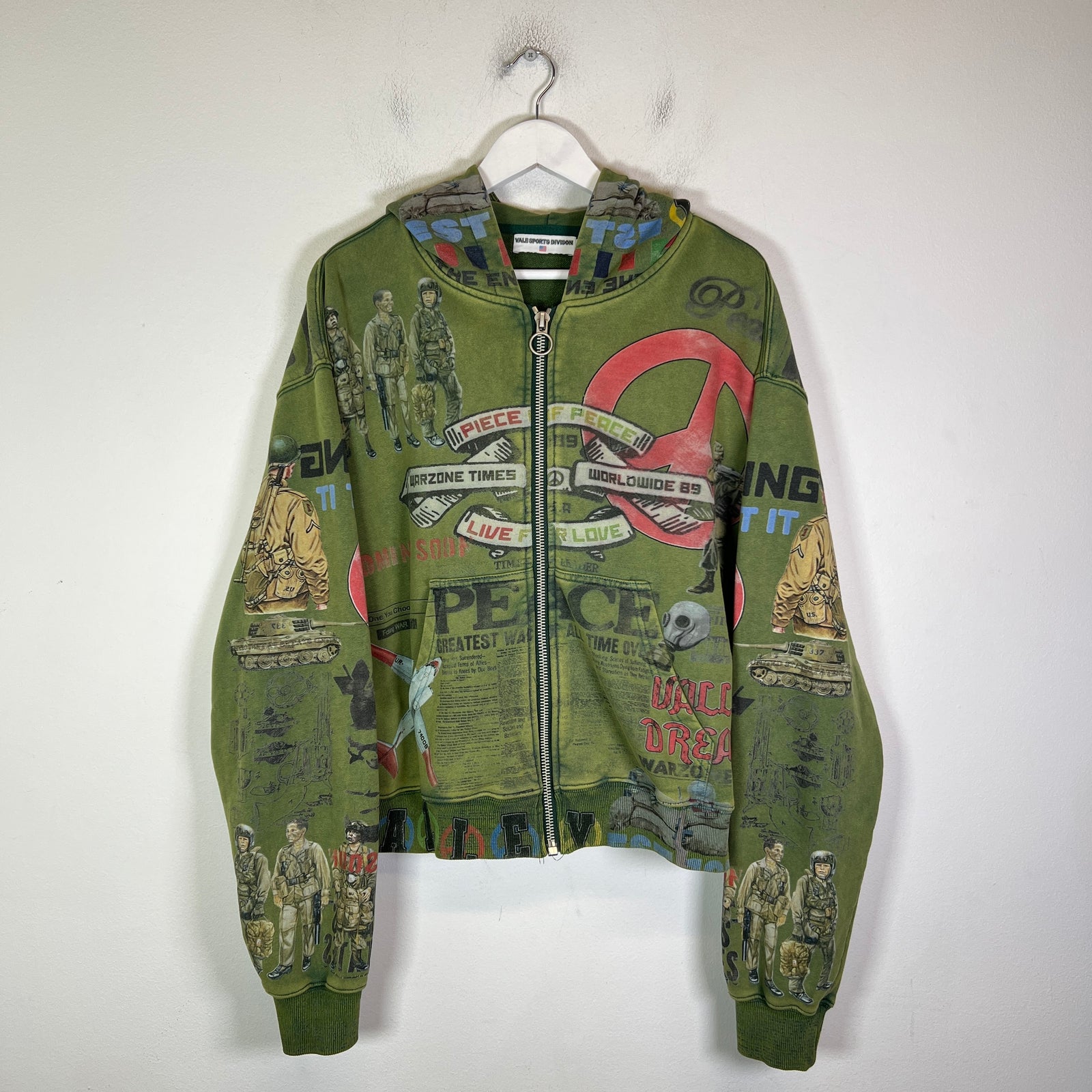 Vale Forever Peace Zip-Up Hoodie