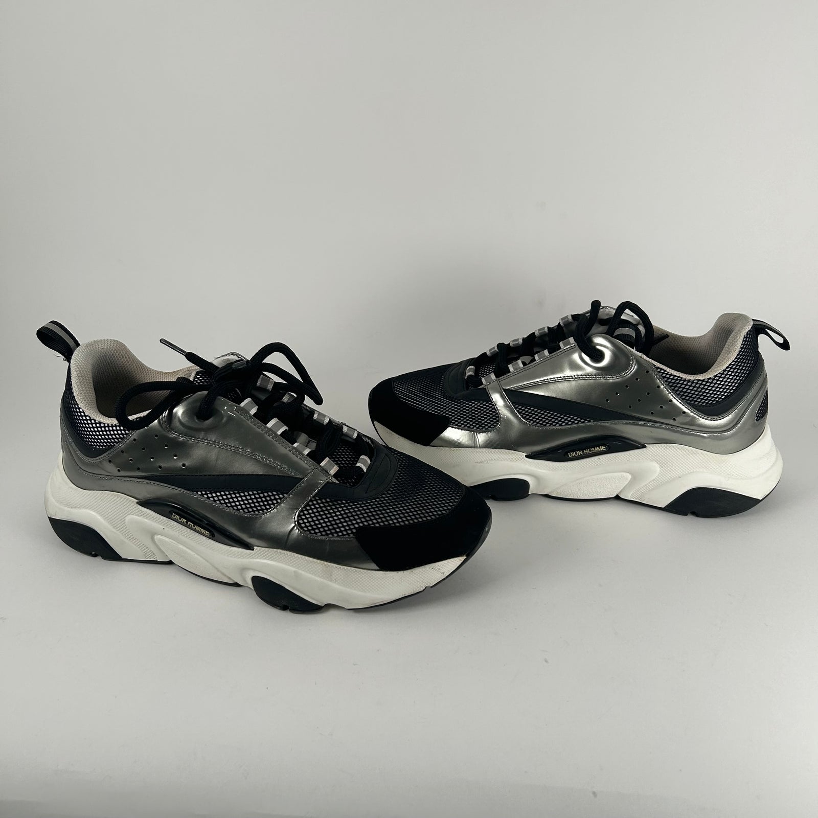 Dior Metallic Silver B22 Size 42
