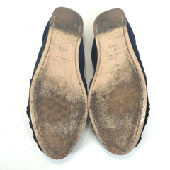 Miu Miu Navy Ballet Flats