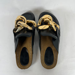 JW Anderson Black Chain Leather Loafer Size 44