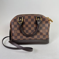 Louis Vuitton Ebene Damier Alma Bag