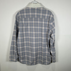Lanvin Blue Plaid Shirt Size M