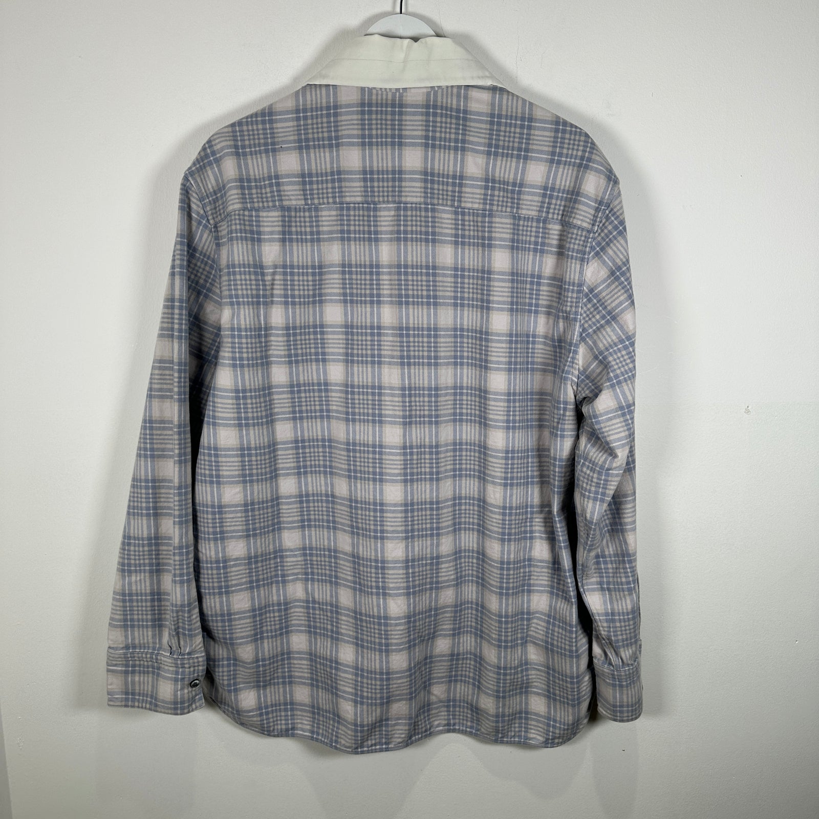 Lanvin Blue Plaid Shirt Size M