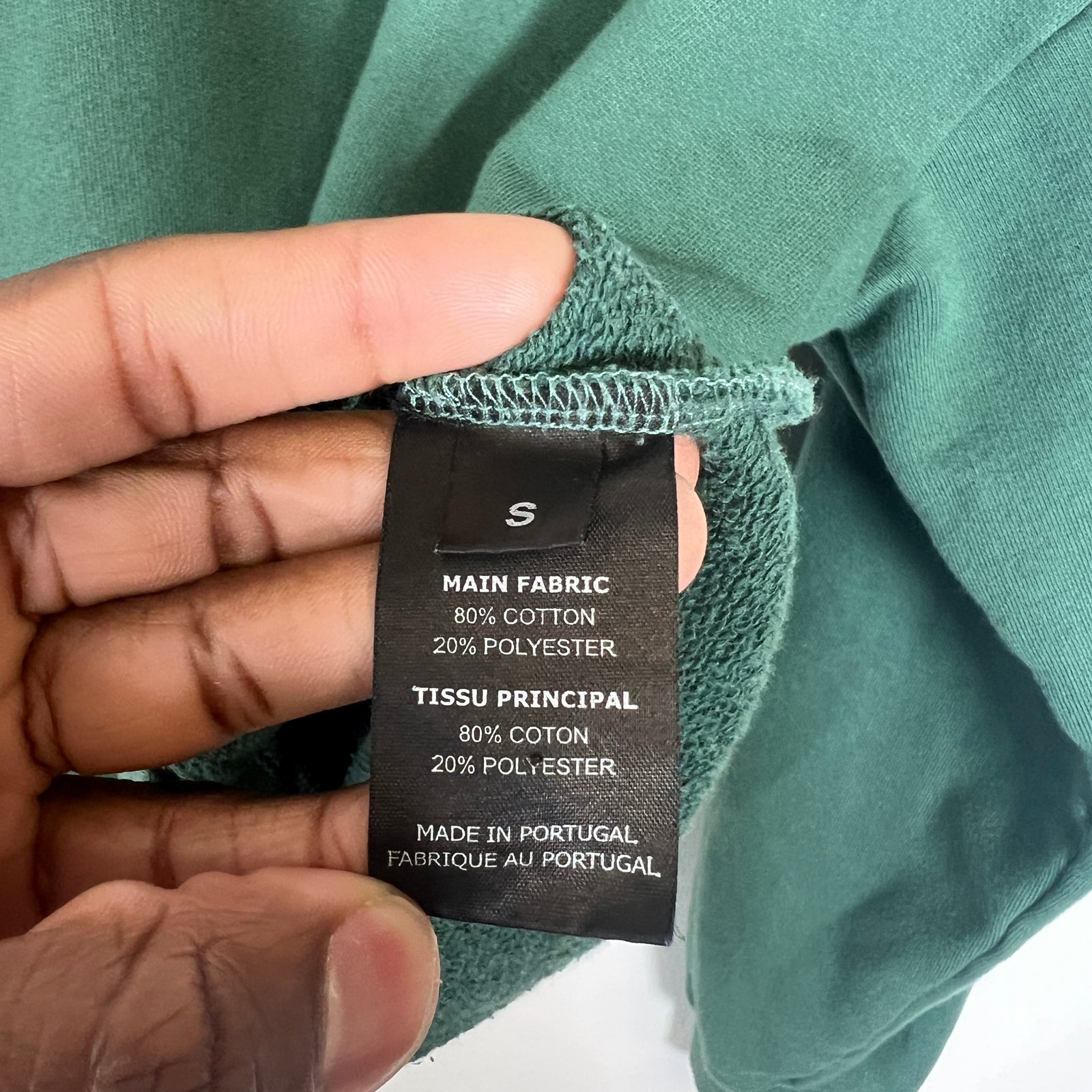 Vetements Green German Tourist Hoodie Size S