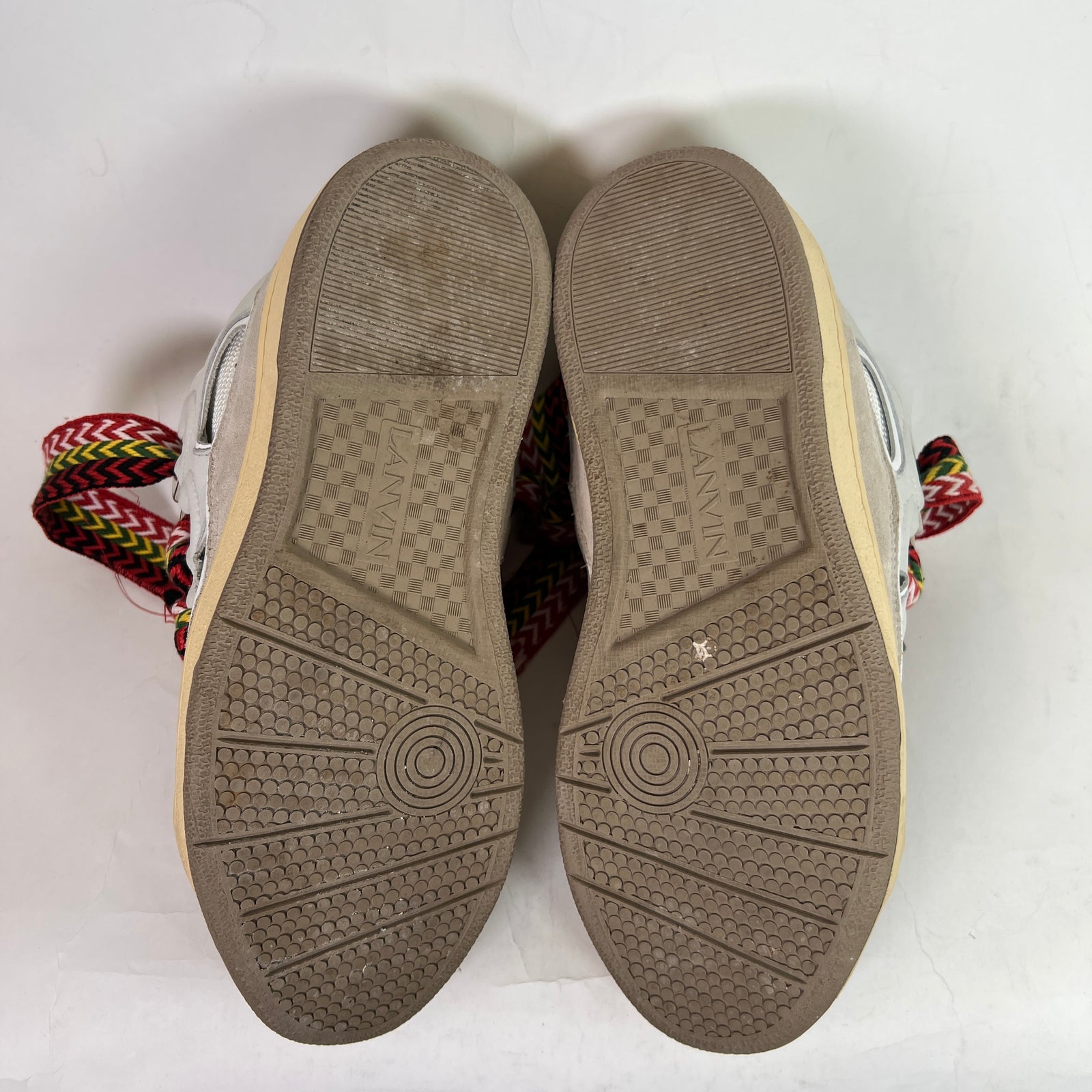 Lanvin White OG Curb Sneaker Size 43