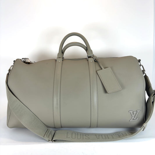 Louis Vuitton Cow-Hide Bandouliere Duffle Bag