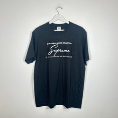 Supreme x Martine Rose Black Logo Tee Size M