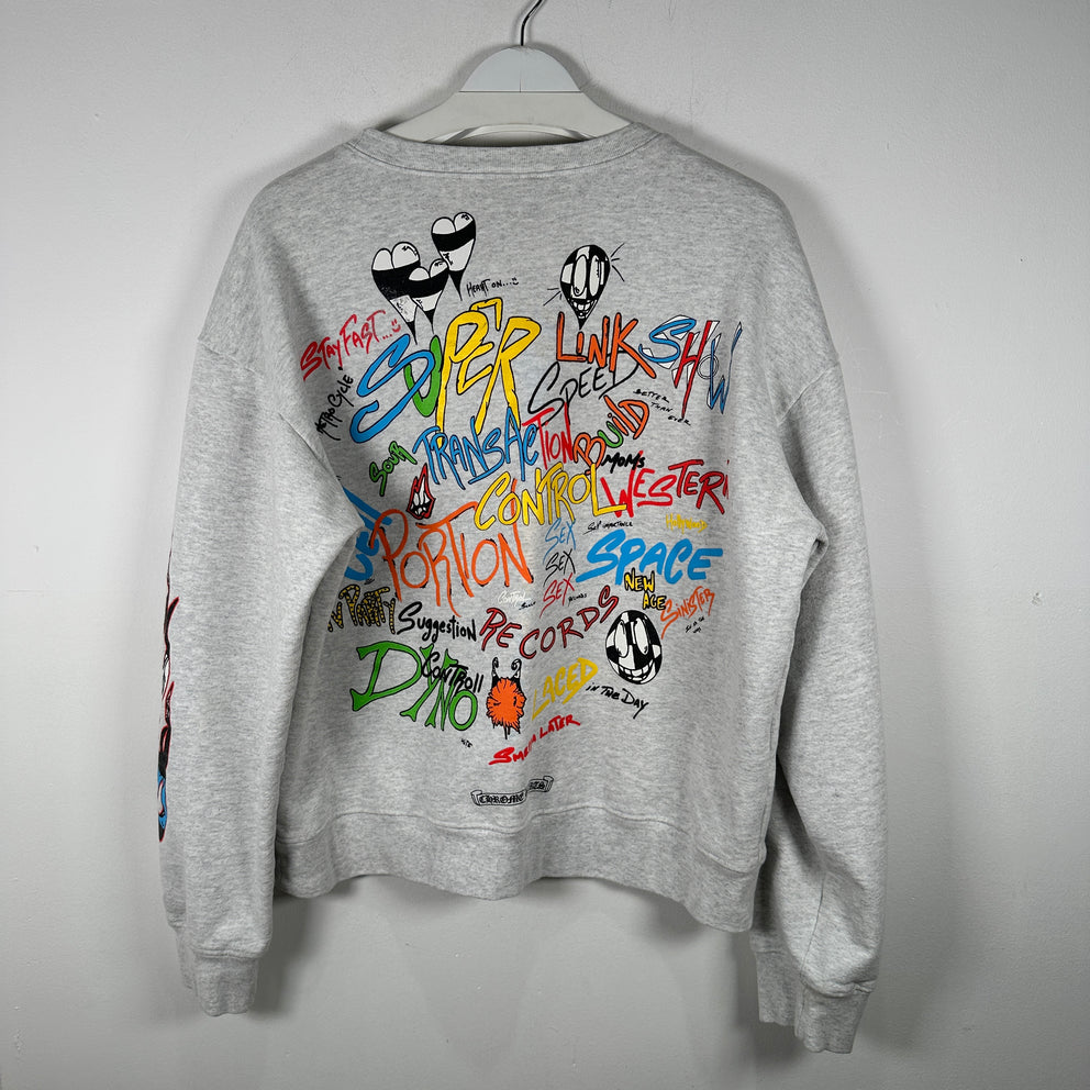 Chrome Hearts x Matty Boy 'Boy Brain' Graphic Crewneck Size L