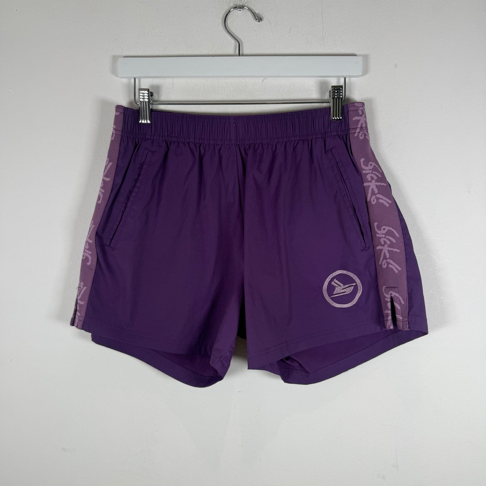 Sicko 'S' Patch Logo Swim-Shorts