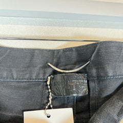 Saint Laurent Black Knife Cut D02 Jeans Size 29