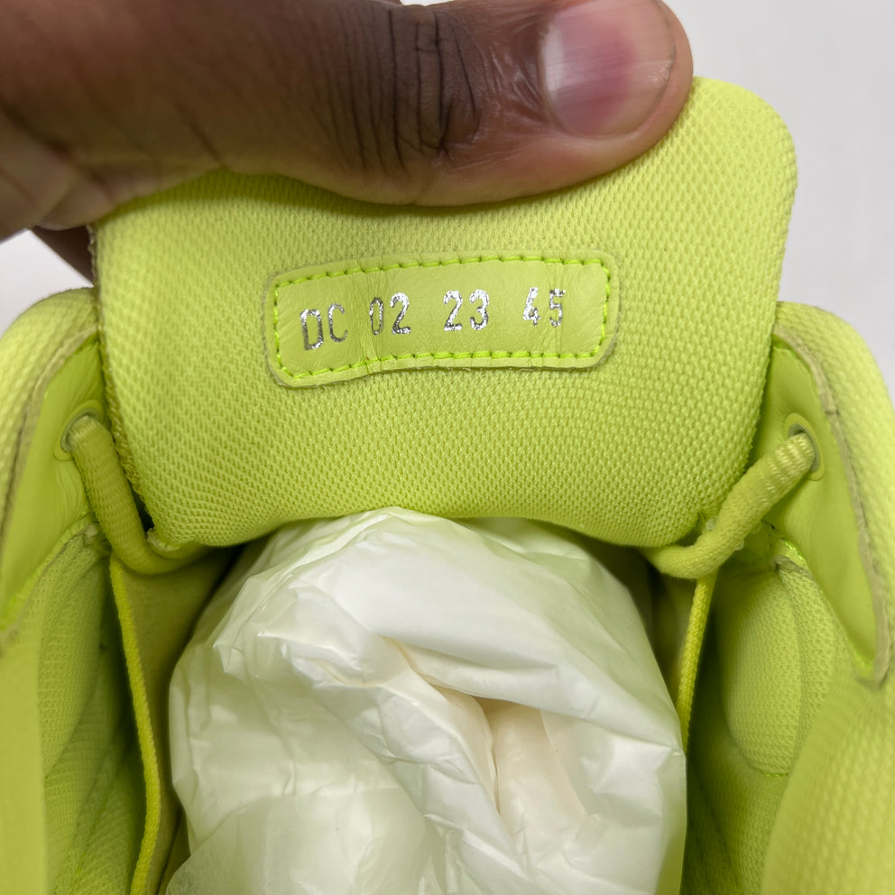 Dior B30 Neon Yellow Sneaker Size 45
