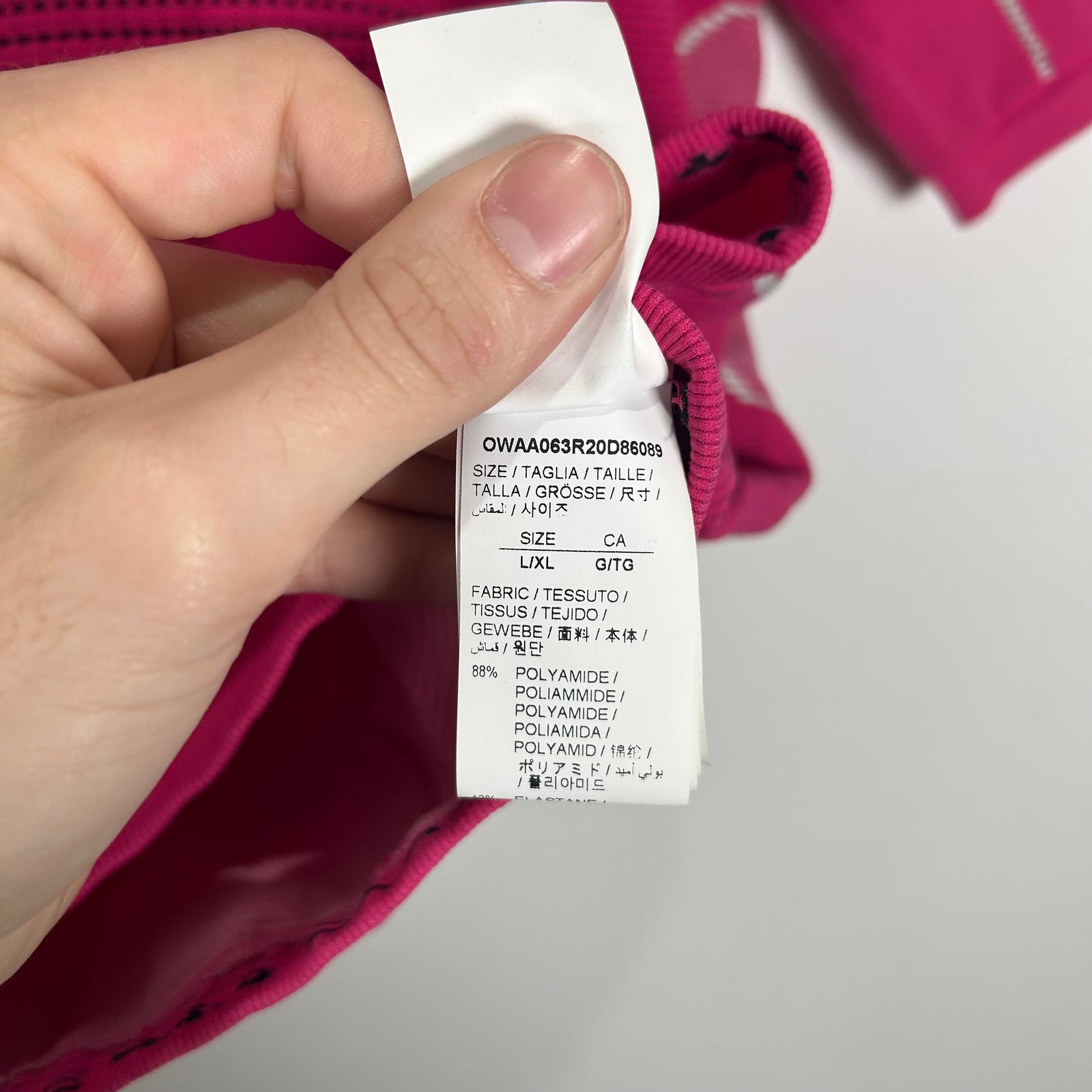 Off-White Pink Athletic T-Shirt Size L/XL