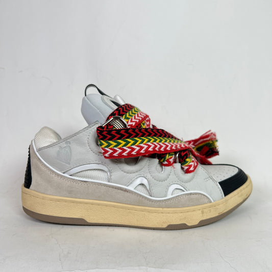 Lanvin White OG Curb Sneaker Size 43