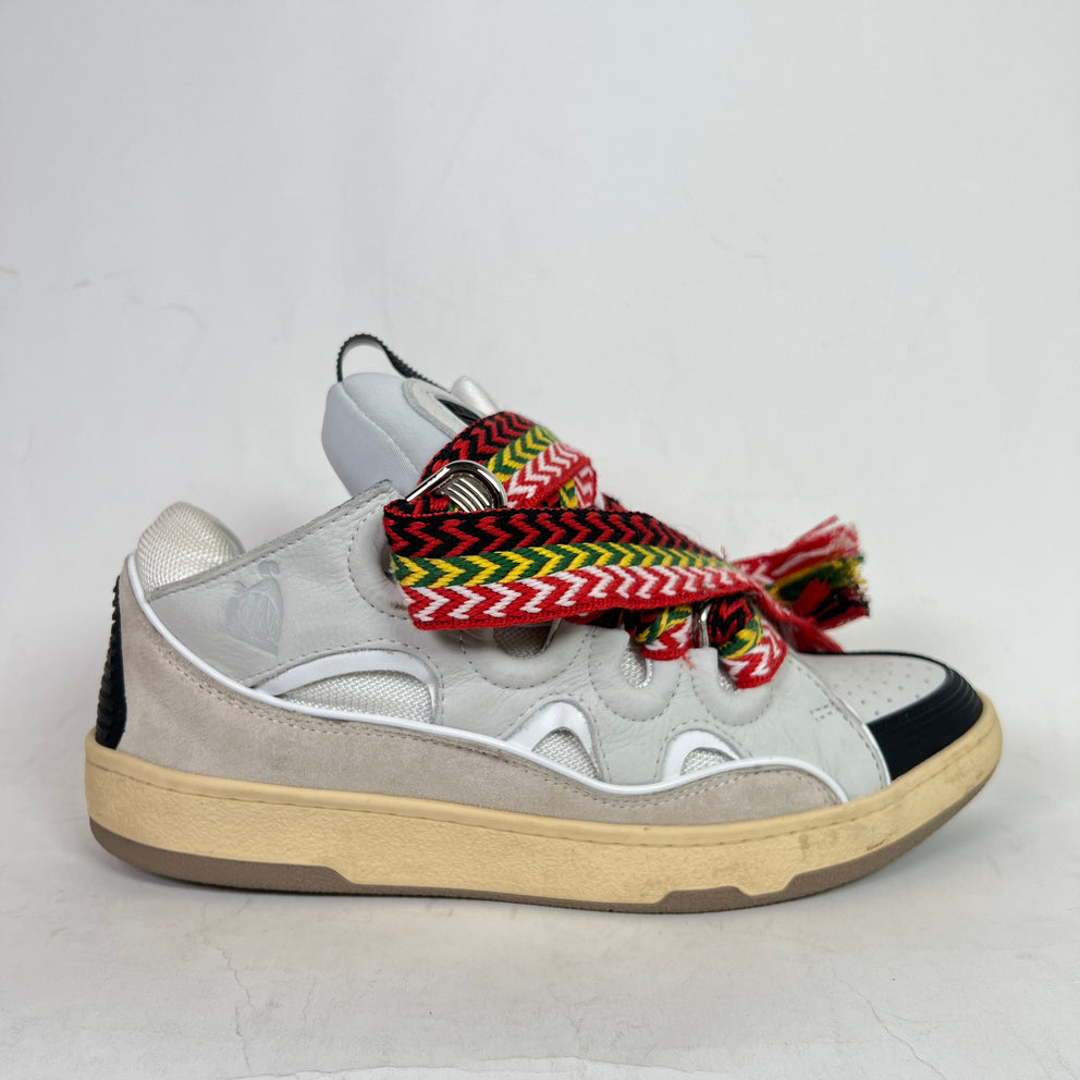 Lanvin White OG Curb Sneaker Size 43