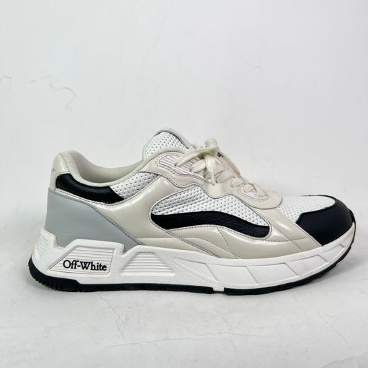 Off-White White/Black Runner-B Sneaker Size 44