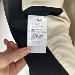 OAMC Black Inwood Padded Blazer Jacket Size 50