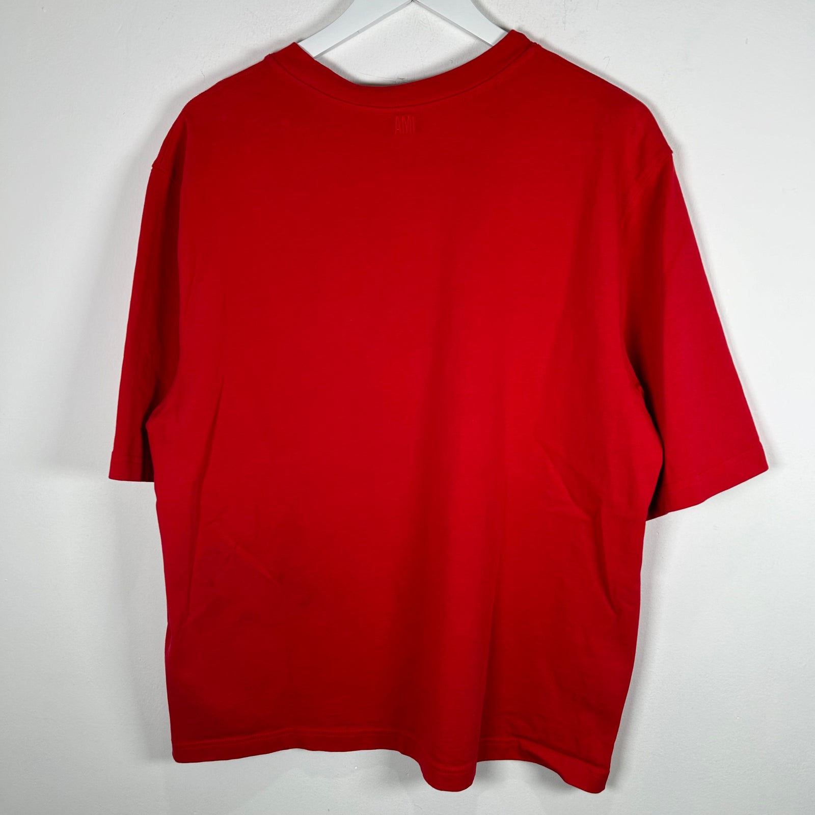 Ami Heart Logo Red T-Shirt Size L
