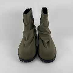424 Army Green Nylon Marathon Boots Size 11