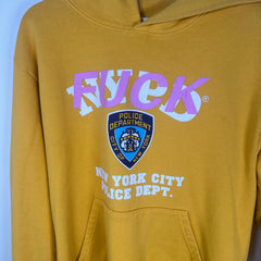 B. Stroy 'Fuck' Yellow Hoodie Size S
