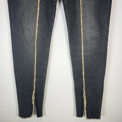 Undercover Reconstructed Raw Centre Seam Denim Jeans