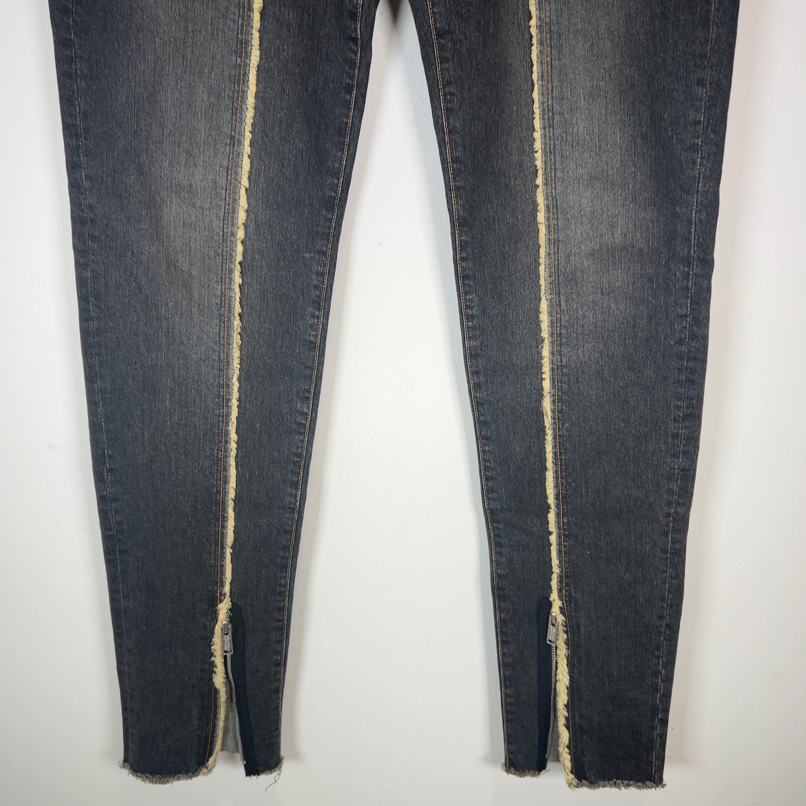 Undercover Reconstructed Raw Centre Seam Denim Jeans
