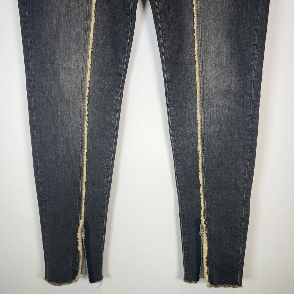 Undercover Reconstructed Raw Centre Seam Denim Jeans