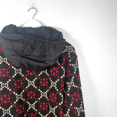 Gucci Diamond Argyle Knit Jacket Size S