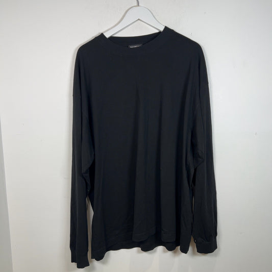 Balenciaga Rose Logo Longsleeve T-Shirt