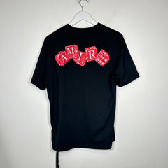 Amiri Black Dice Logo T-shirt Size S