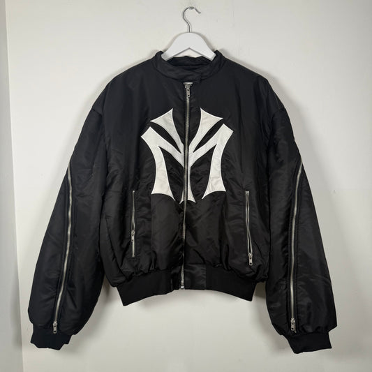 Mowalola New York Yankees Zipper Bomber Size XL