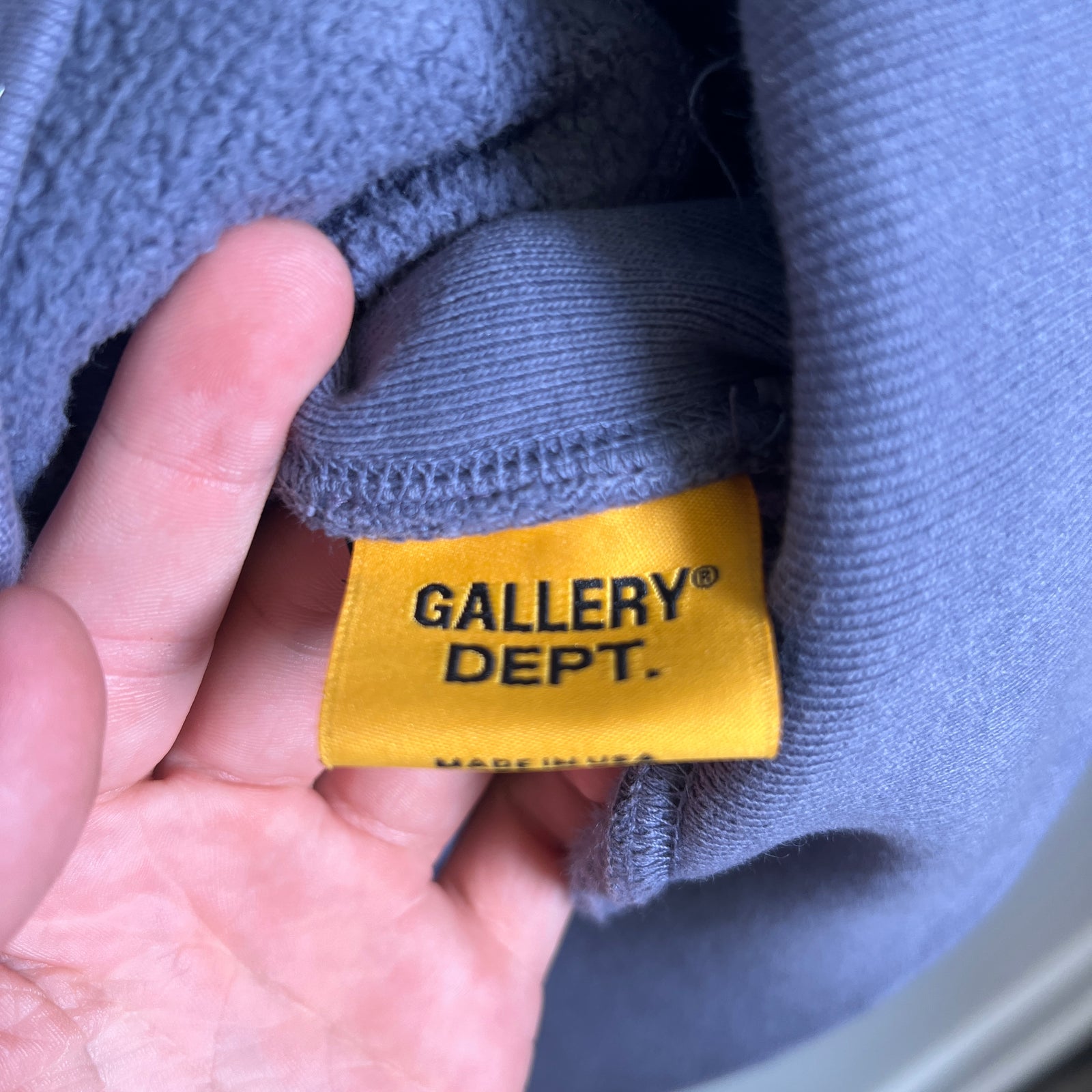 Gallery Dept Vintage Blue Property Of Hoodie
