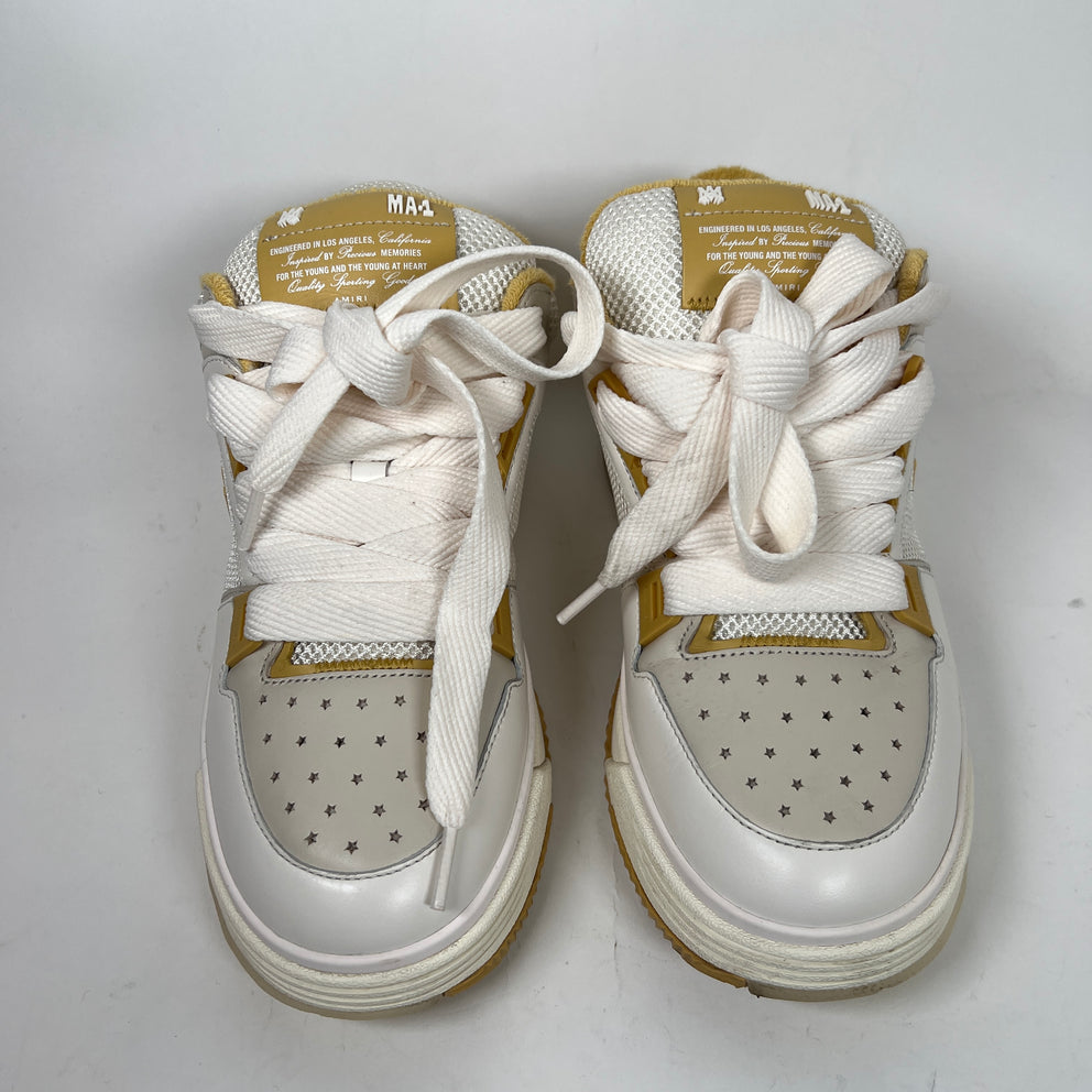Amiri Mustard Yellow MA-1 Sneaker Size 42