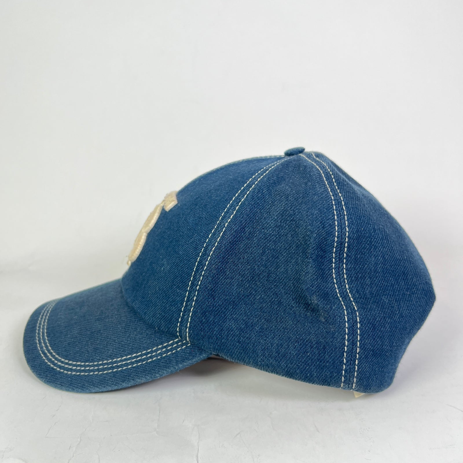 Burberry Denim TB Monogram Baseball Cap