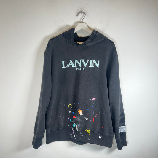 Lanvin x Gallery Dept Paint Splatter Hoodie Size XXL