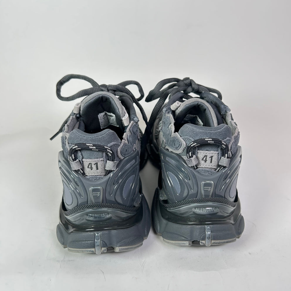 Balenciaga Grey Suede Runners