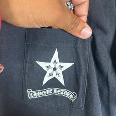 Chrome Hearts Black Ninja Star T-Shirt Size L
