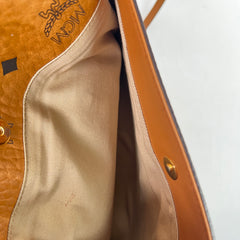 MCM Brown Visetos Crossbody Pouch