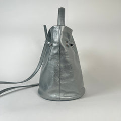 Balenciaga Silver XS Bucket Bag