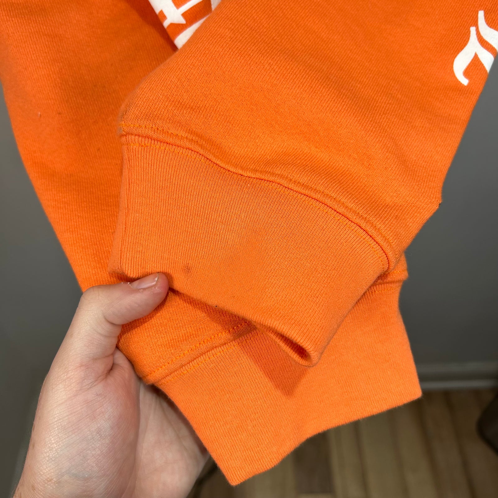 Chrome Hearts Link & Build Orange Hoodie Size XL