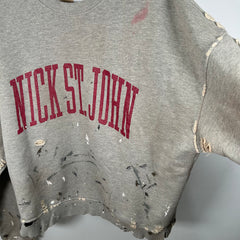 Paly Hollywood 'Nick St.John' Distressed Crewneck Size M/L
