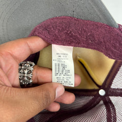 Kapital Burgundy Dirty Shrink Trucker Hat