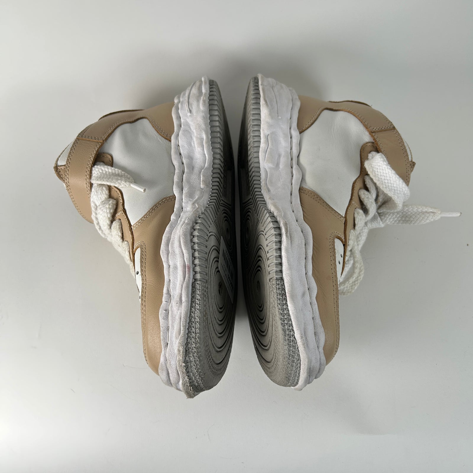 MMY Khaki/White High Tops Size 41