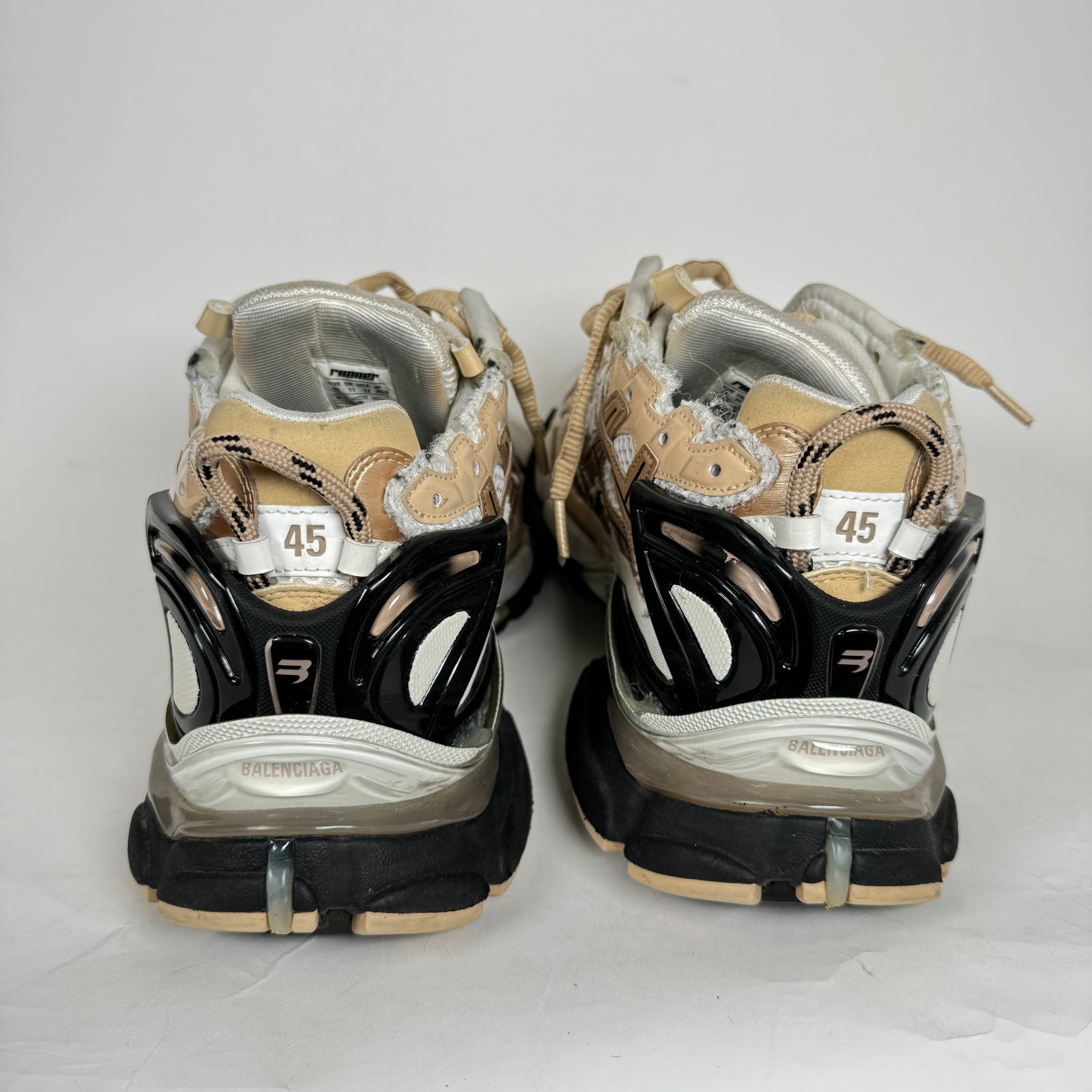 Balenciaga Beige Runners Size 45