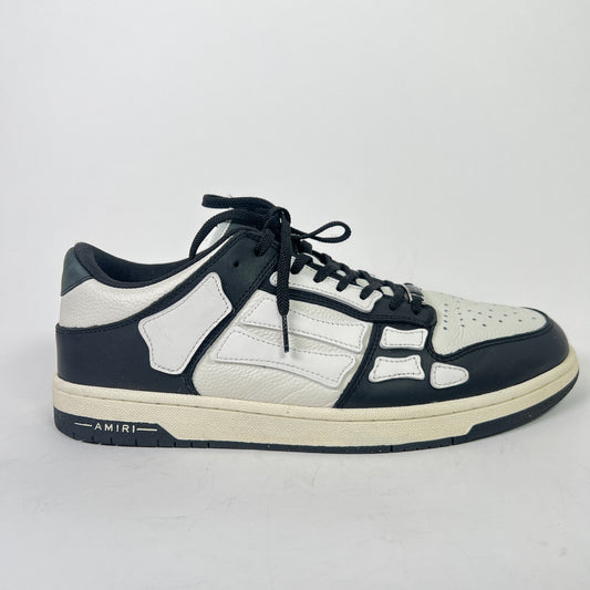 Amiri Skel Black/White Low-Top Sneakers
