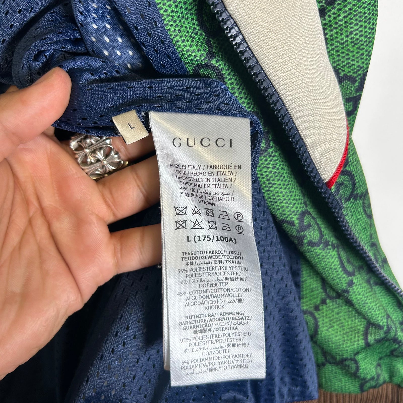 Gucci GG Monogram Tech-Jersey Track Jacket