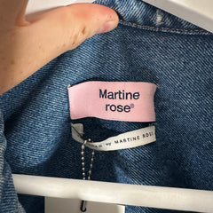 Martine Rose Denim Button-Up Shirt Size L